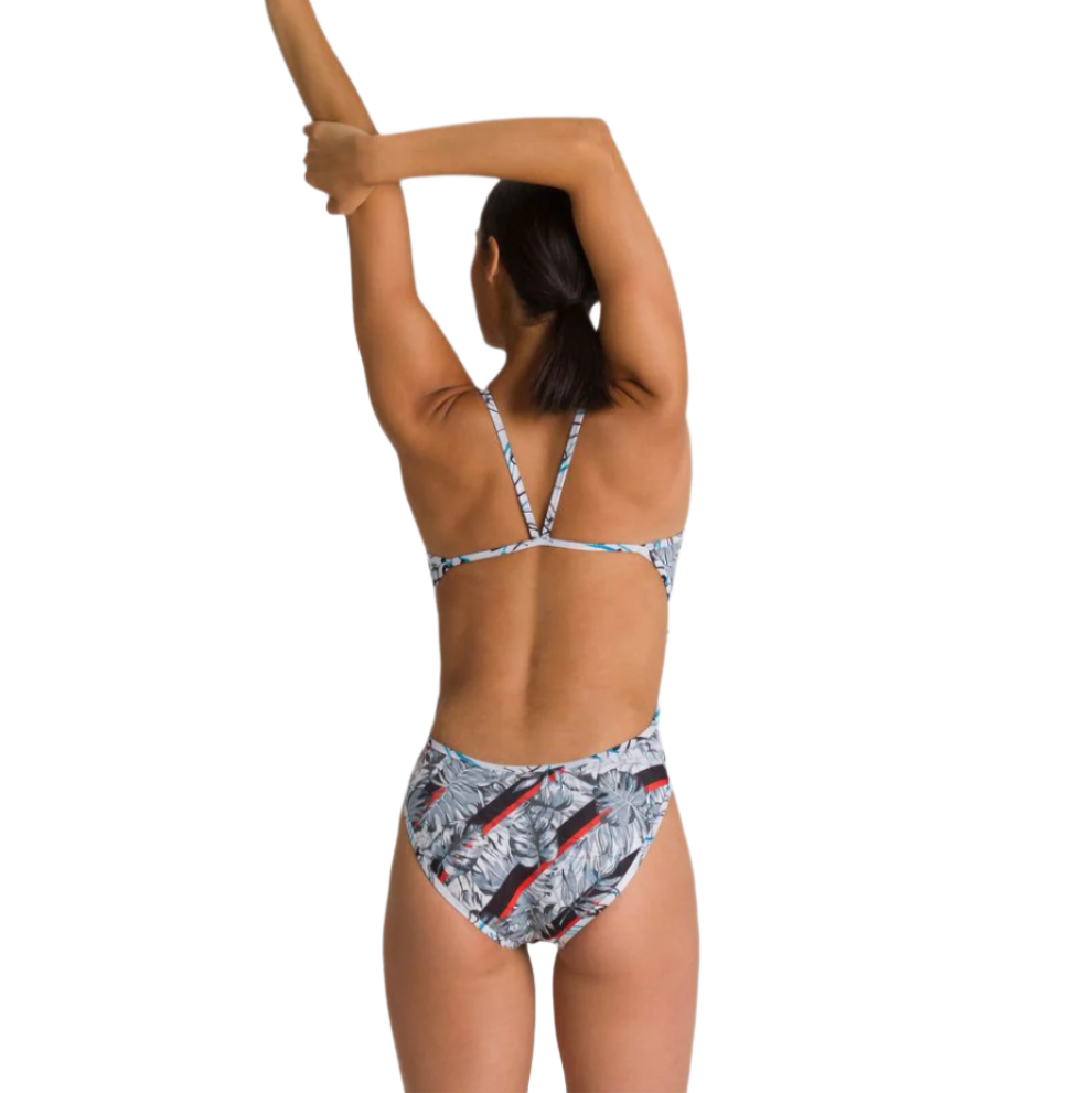 Arena MaxLife Floral Logo Challenge Back One Piece - Multi Reversible - FINAL SALE