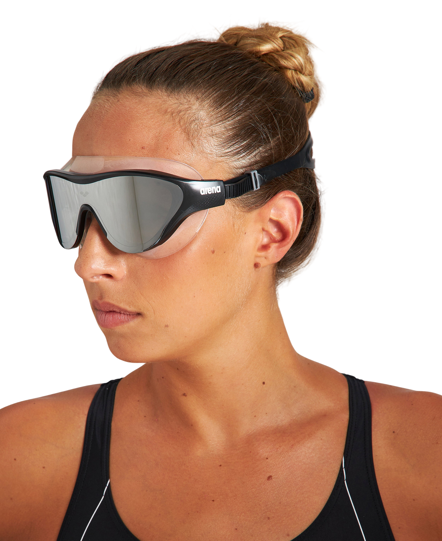Arena The One Mirror Fitness Swim Mask - Silver/Black