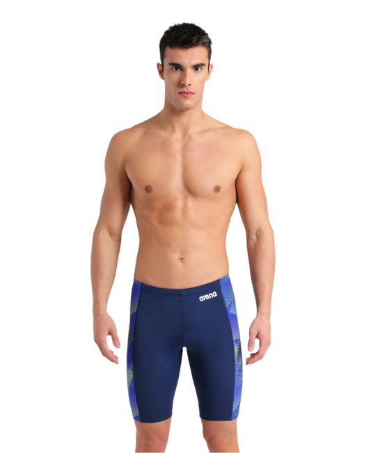 Arena Men's Halftone Jammer - Navy/Team Navy