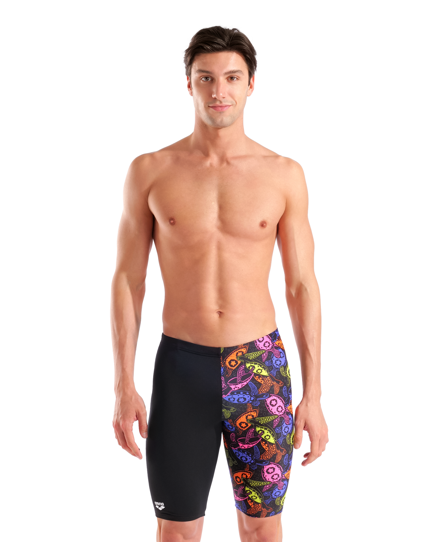 Arena Men's Jammer - Sea Turtles Black