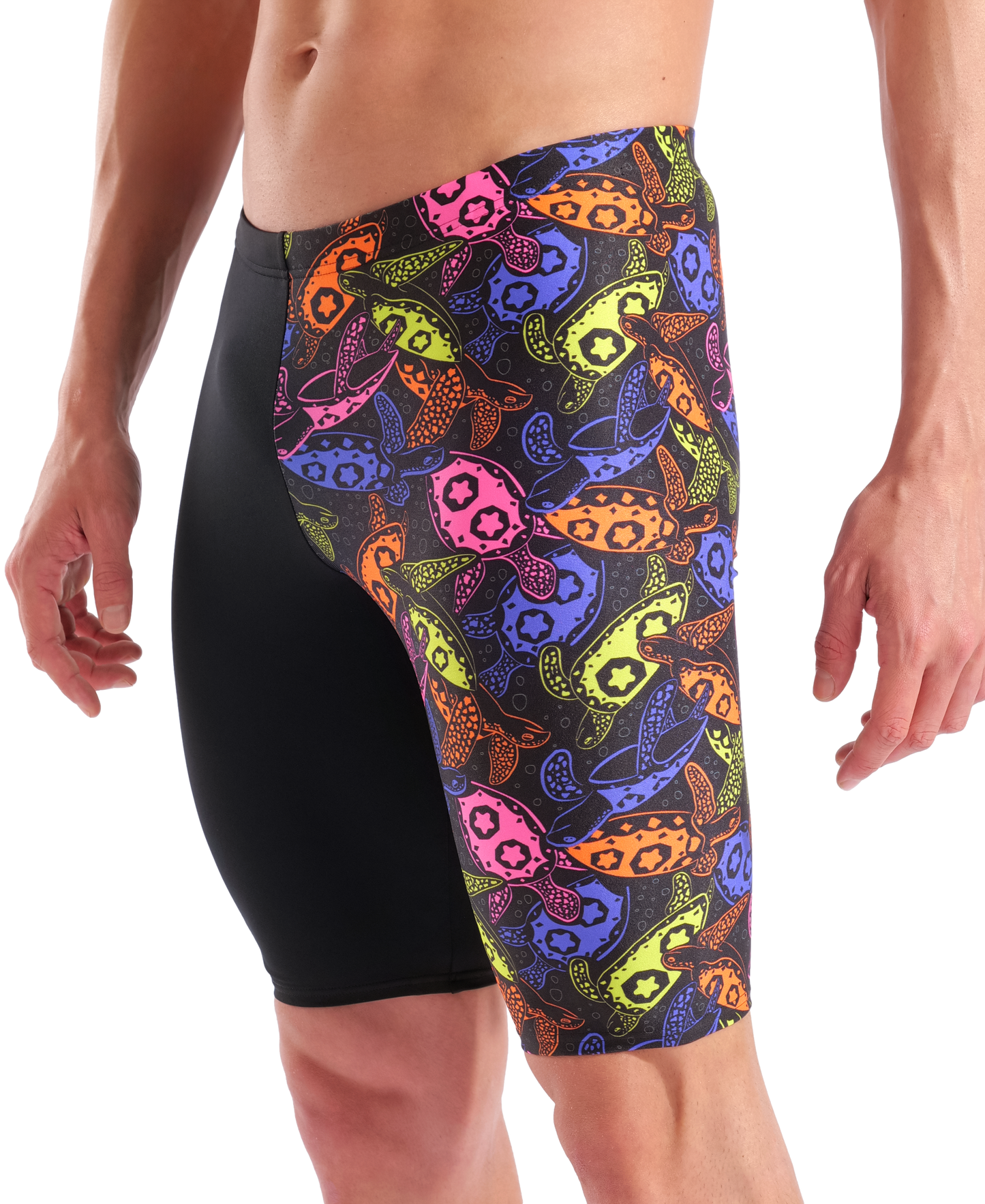 Arena Men's Jammer - Sea Turtles Black