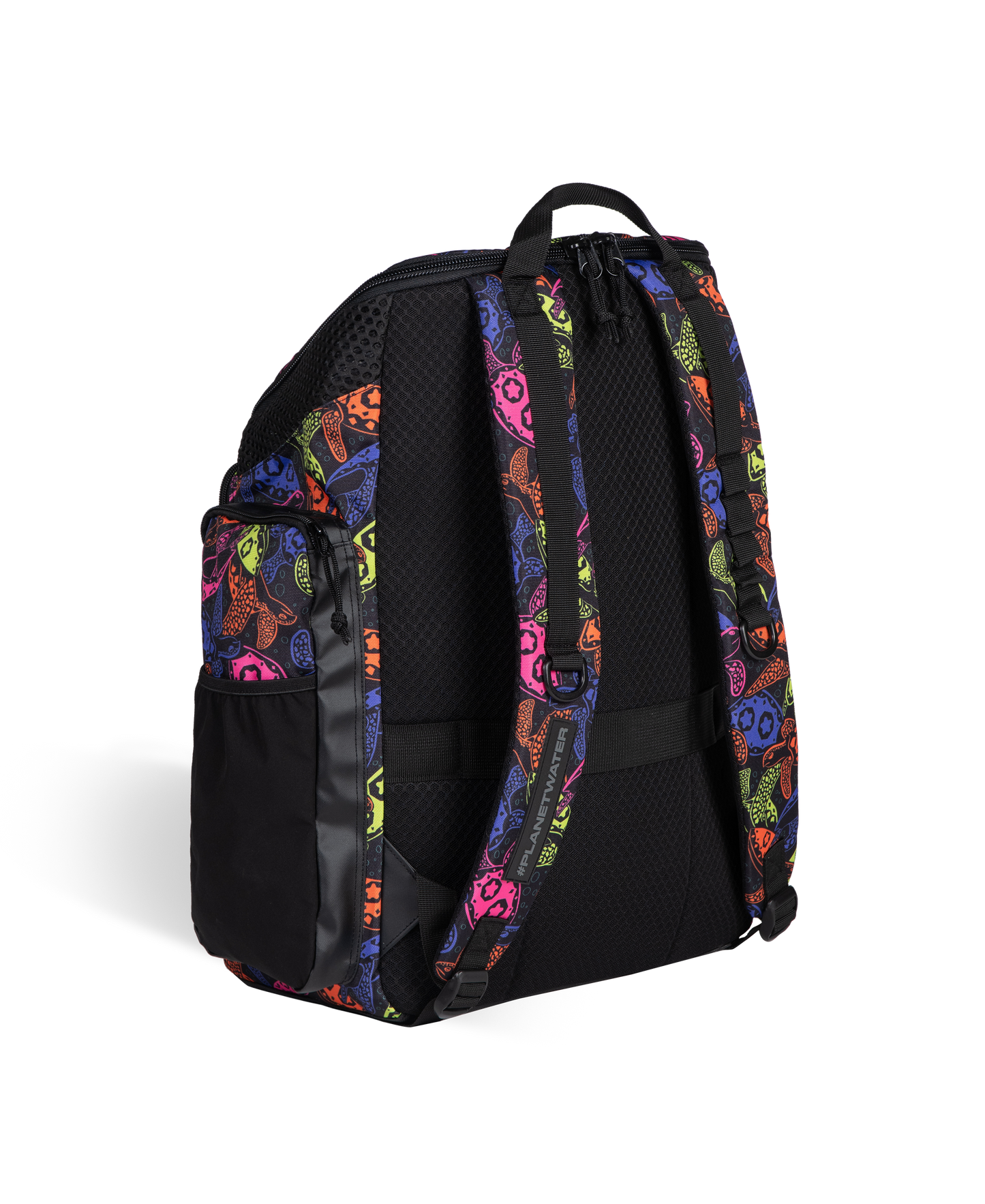 Arena One Go 45L Print Backpack - Sea Turtles Black