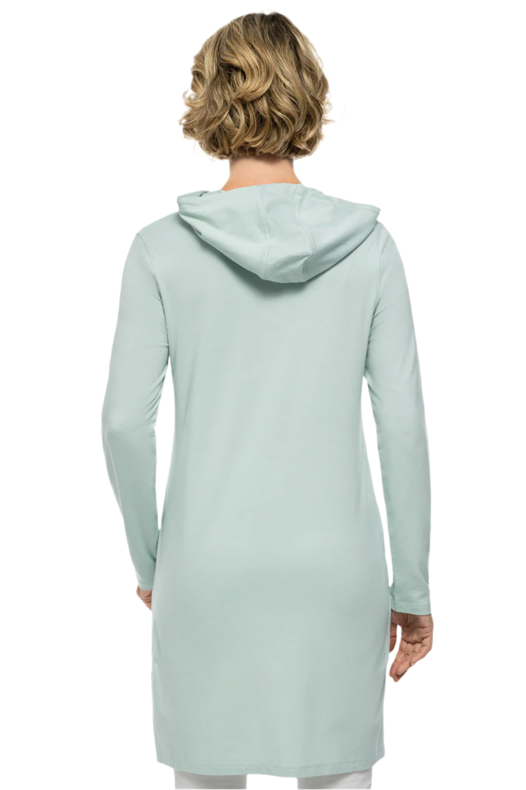 Coolibar Cabana Hoodie Coverup UPF 50+ - Misty Aqua