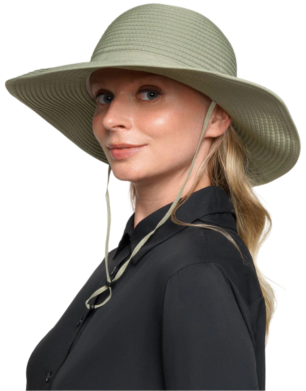 Coolibar Shelly Shapeable Travel Sun Hat UPF 50+ - Sage