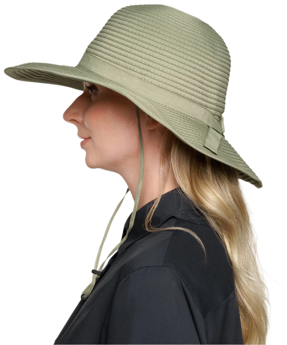 Coolibar Shelly Shapeable Travel Sun Hat UPF 50+ - Sage