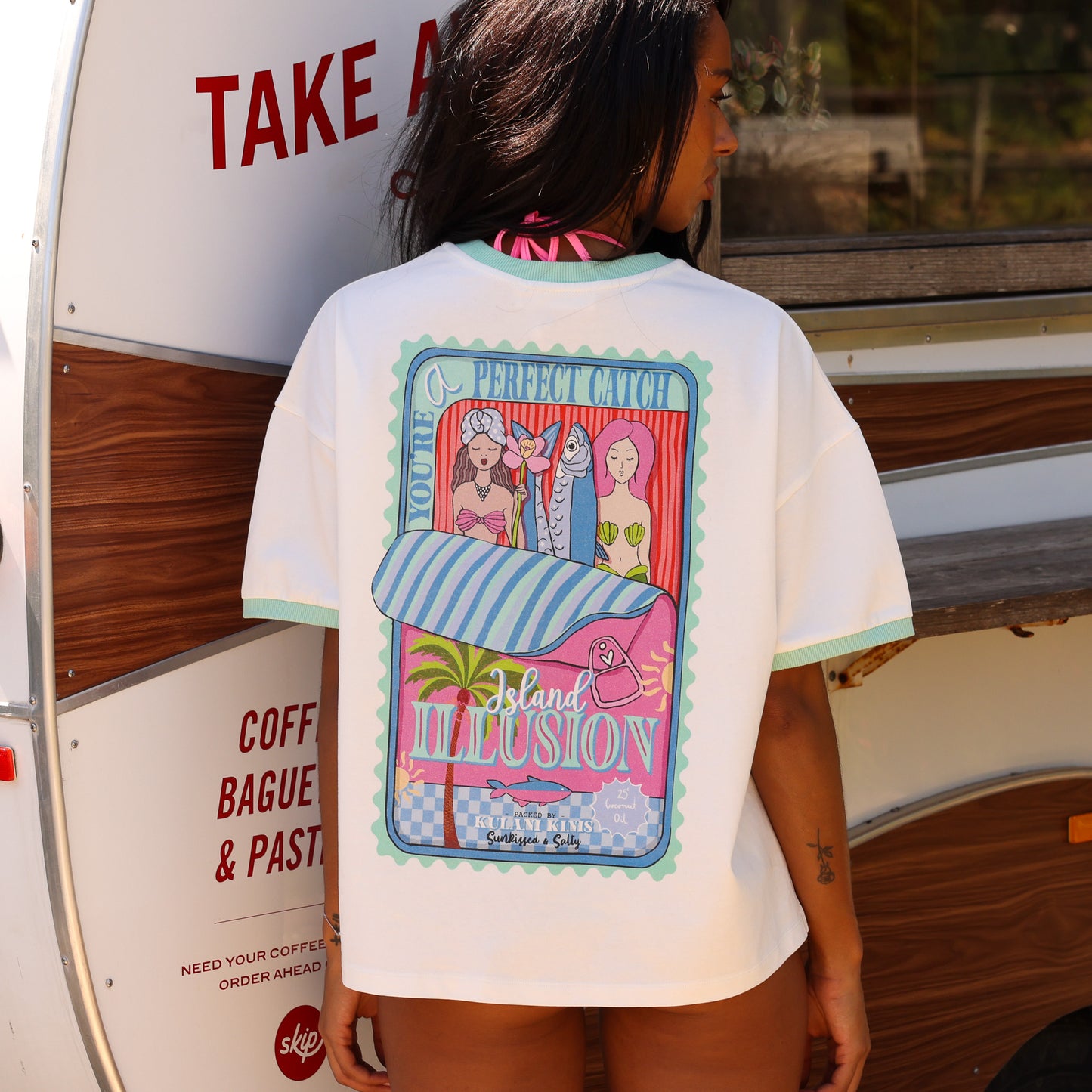 Kulani Kinis Boyfriend Bind Tee - Island Illusion