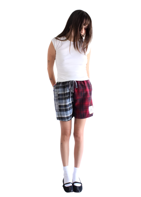 American Recycled Clothing Eco Flannel Shorts - Assorted