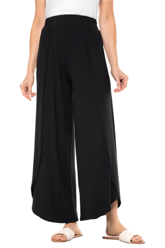 Coolibar Women's Lynsu Wide Leg Pants UPF 50+ - Black