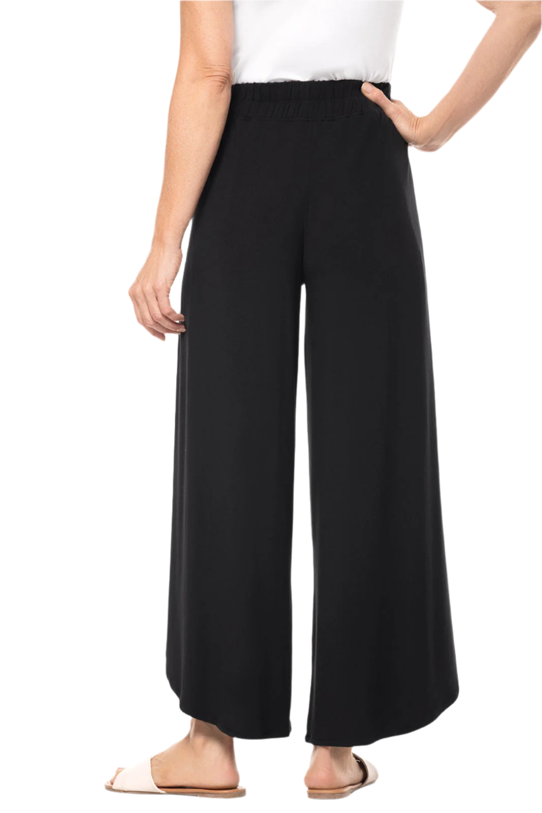 Coolibar Women's Lynsu Wide Leg Pants UPF 50+ - Black