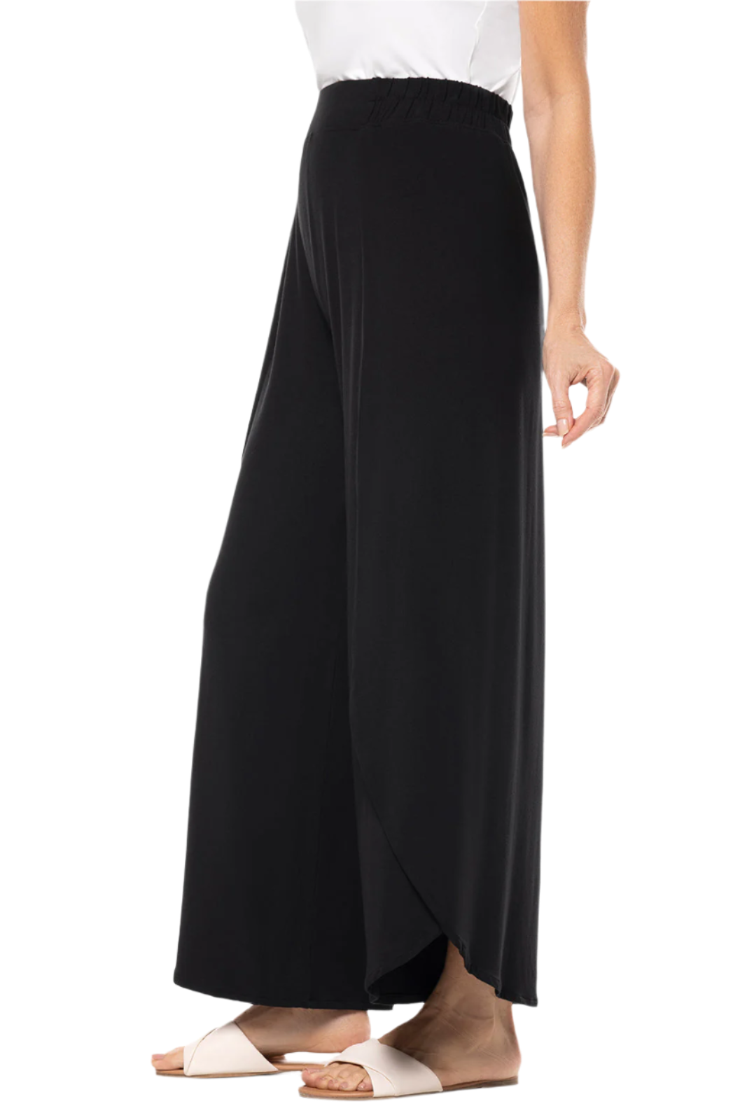 Coolibar Women's Lynsu Wide Leg Pants UPF 50+ - Black