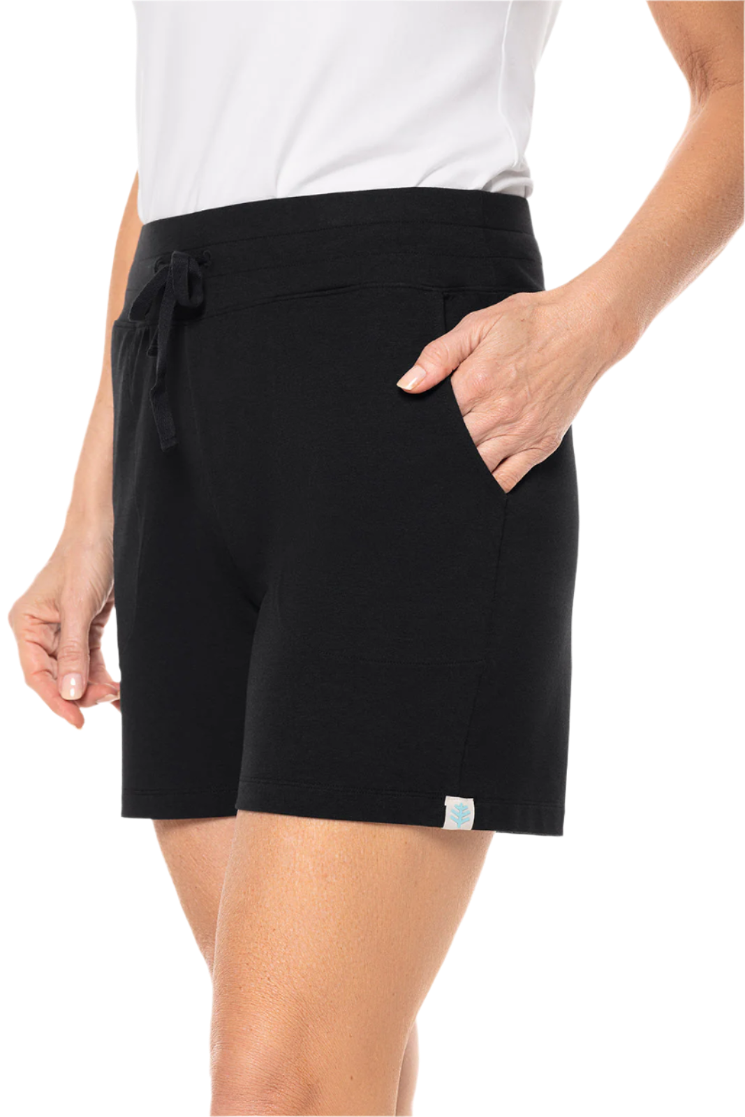 Coolibar Women's Aventura Knit Short UPF 50+ - Black