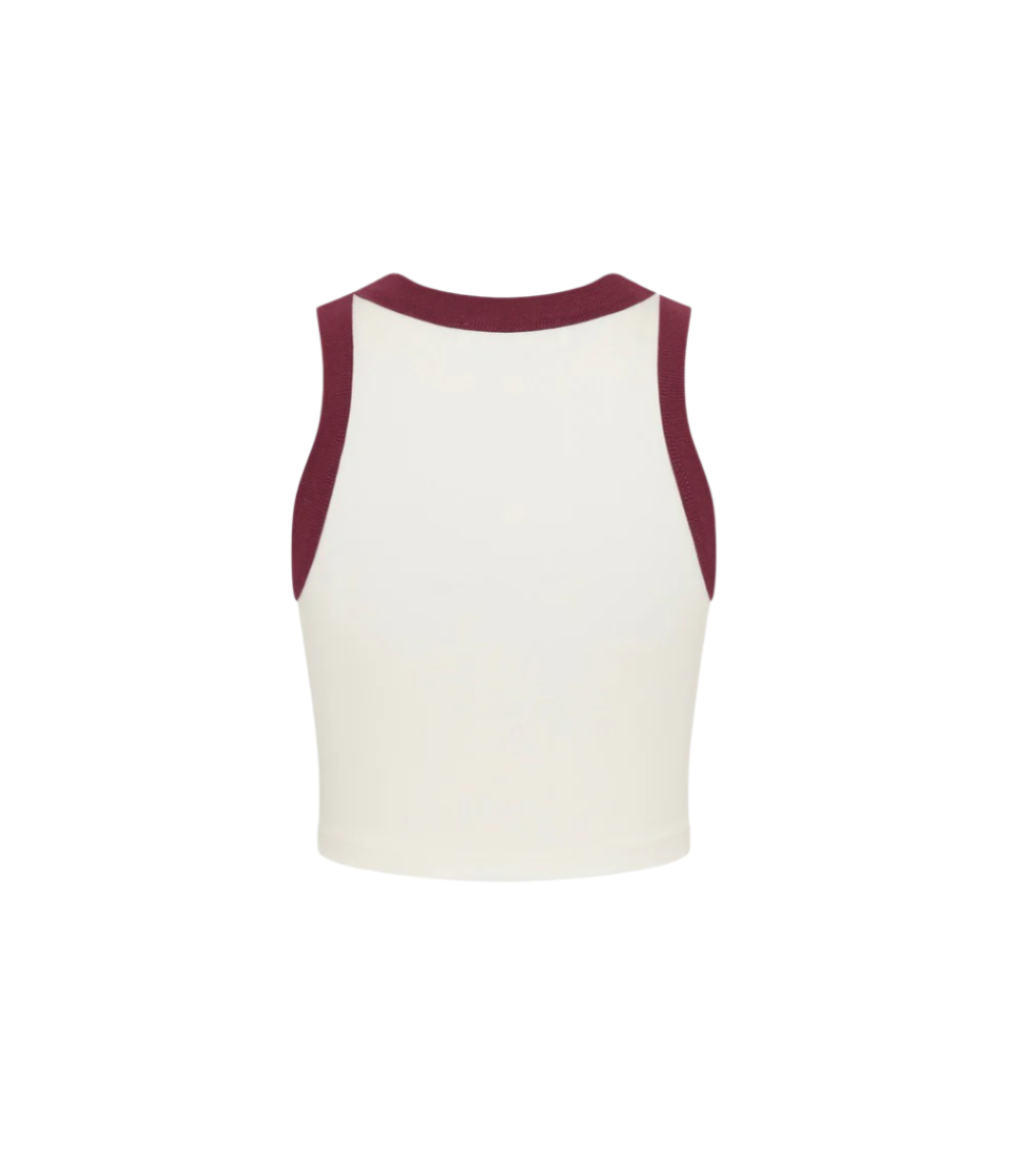 Kulani Kinis Bind Crop Tank Top - Wild West