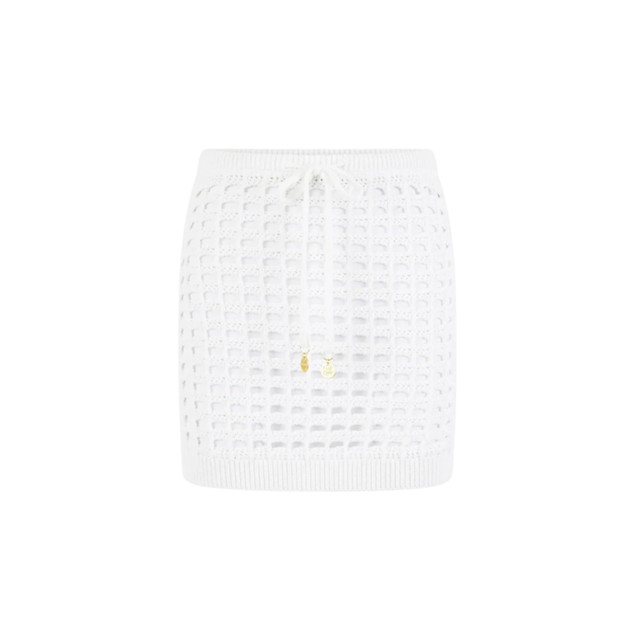 Kulani Kinis Crochet Mini Skirt - Ivory