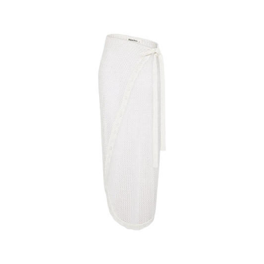 Kulani Kinis Crochet Knit Maxi Sarong - Ivory