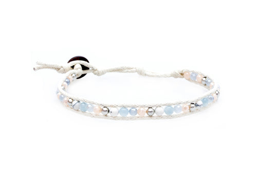 Lotus and Luna Handcrafted Bracelet - Shallow Waters Bracelet