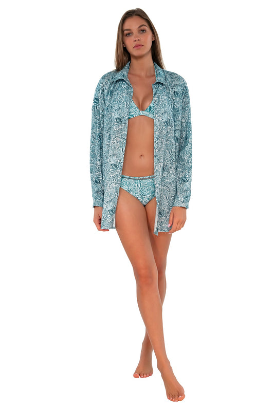 Sunsets Delilah Shirt - By The Sea - FINAL SALE