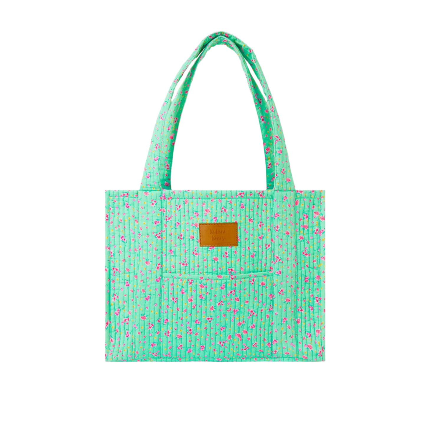 Kulani Kinis Quilted Tote Bag - Mint Macaron