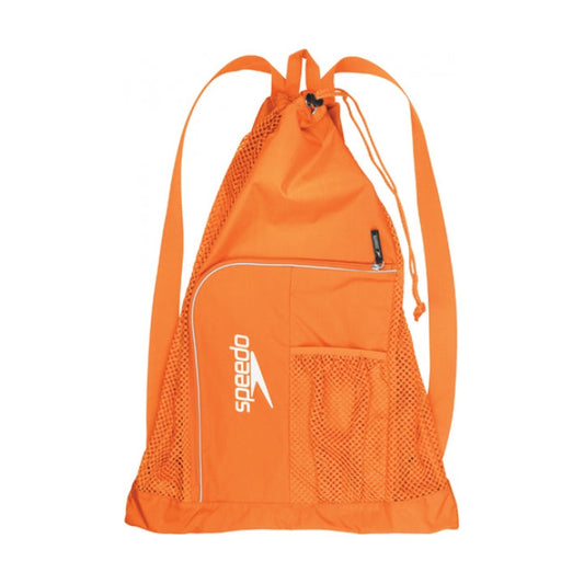 Speedo Deluxe Ventilator Mesh Gear Bag - Bright Marigold