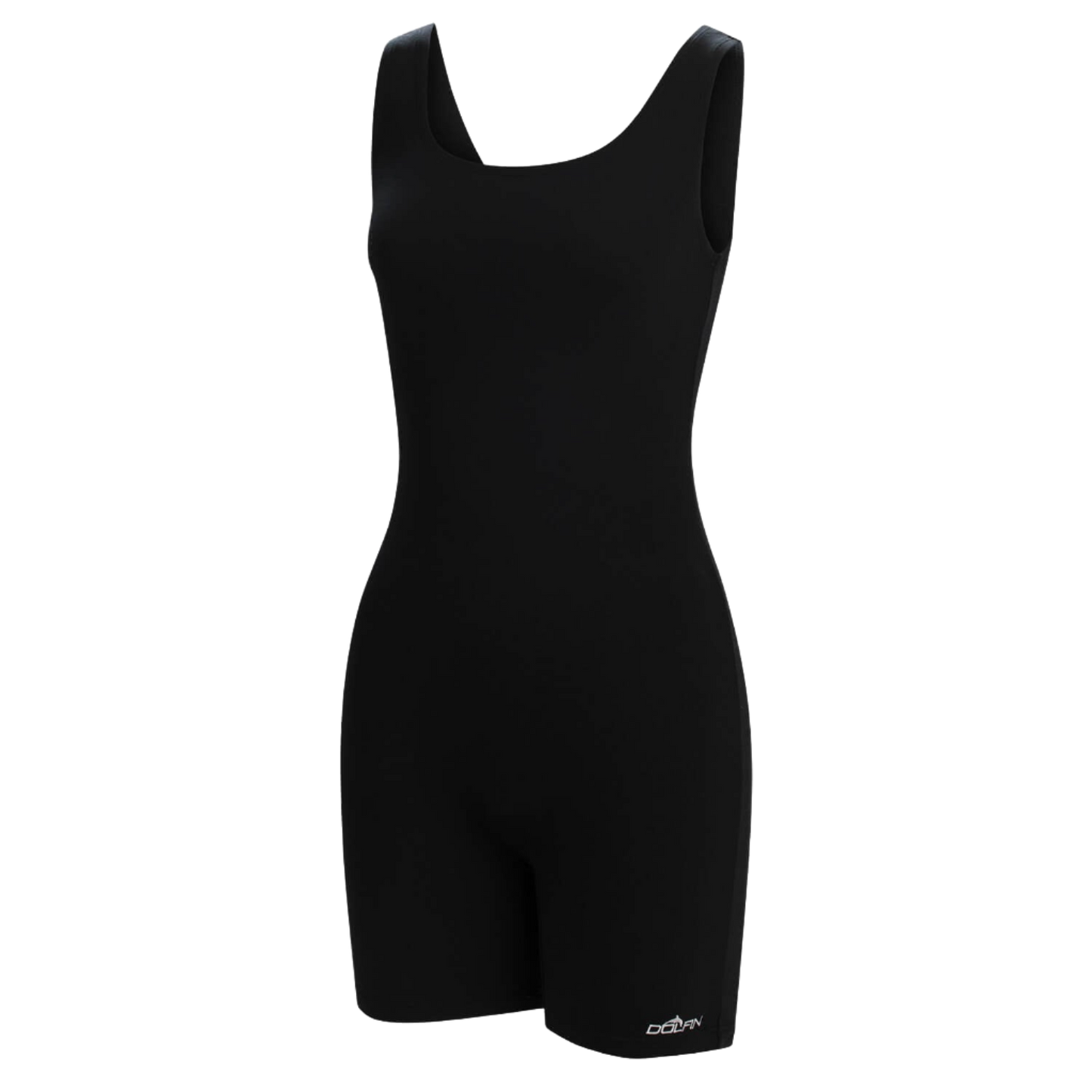 Dolfin Aquashape Aquatard Chlorine Resistant One Piece Swimsuit - Black FINAL SALE