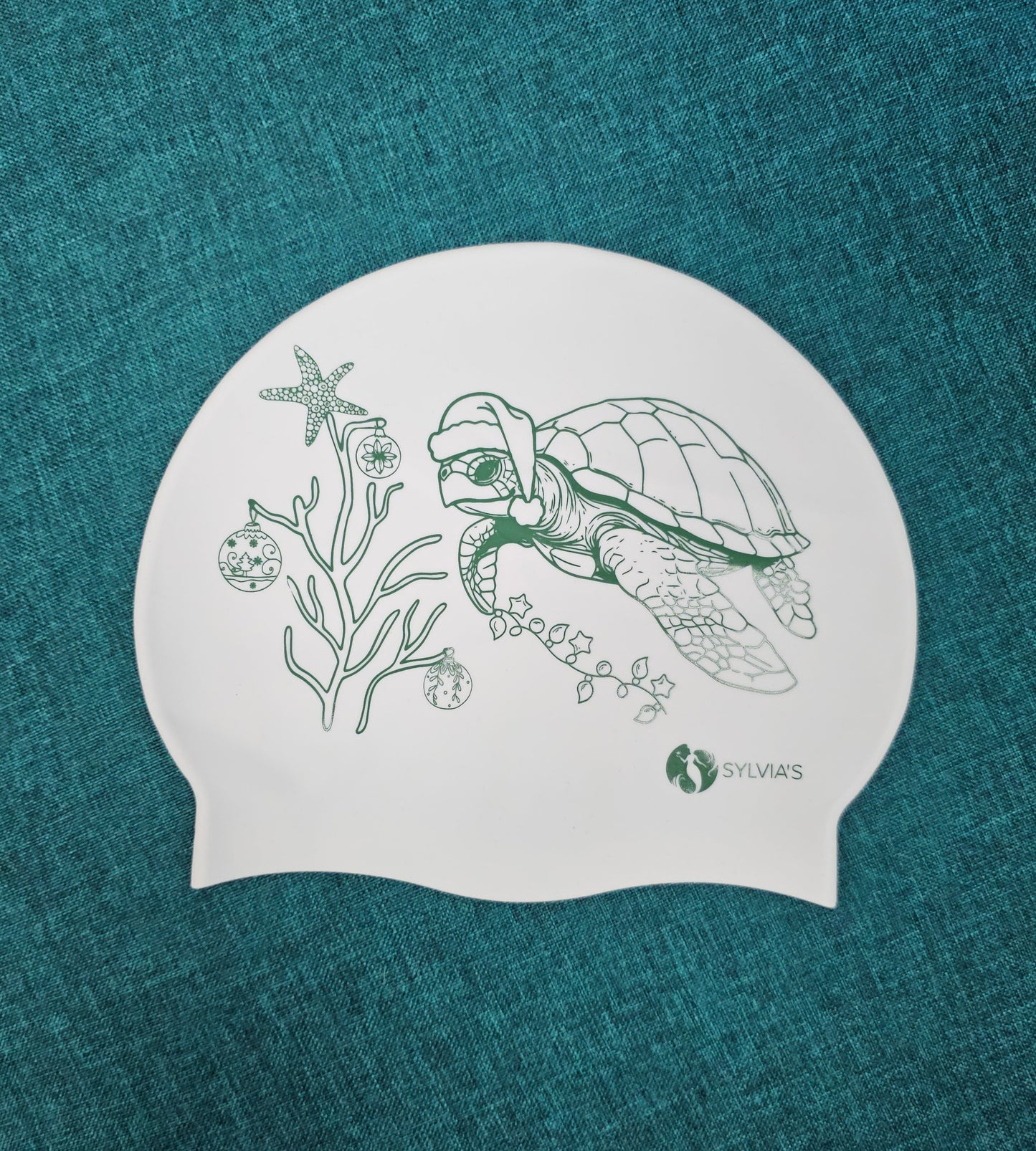SSR Holiday Sea Turtle Elastomeric Silicone Cap