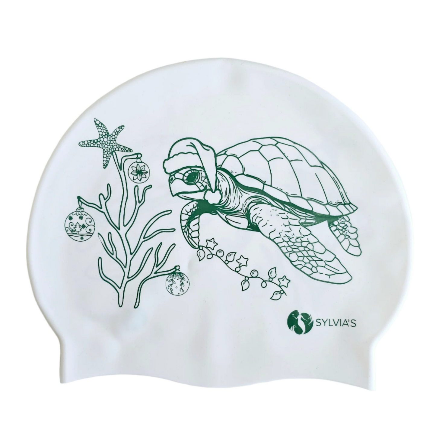 SSR Holiday Sea Turtle Elastomeric Silicone Cap