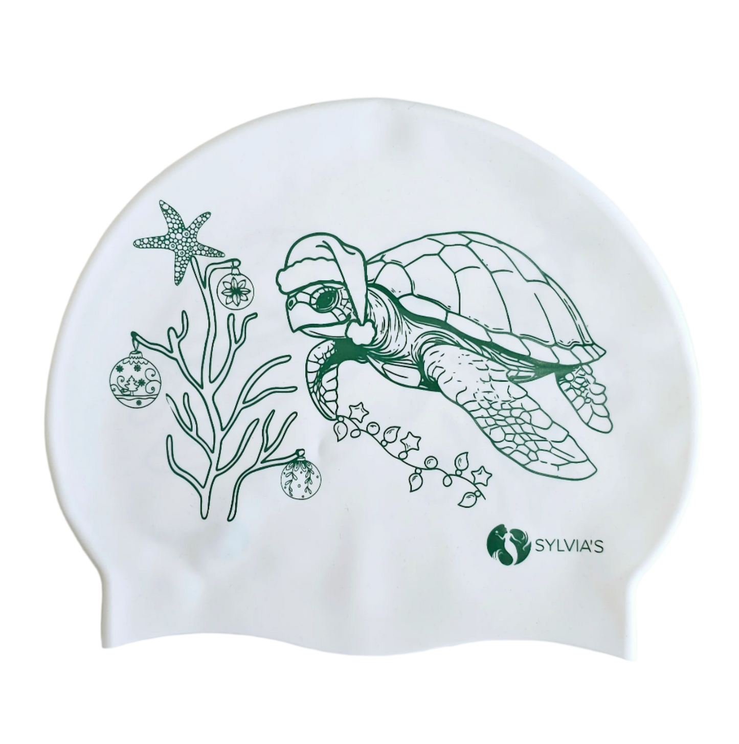 SSR Holiday Sea Turtle Elastomeric Silicone Cap