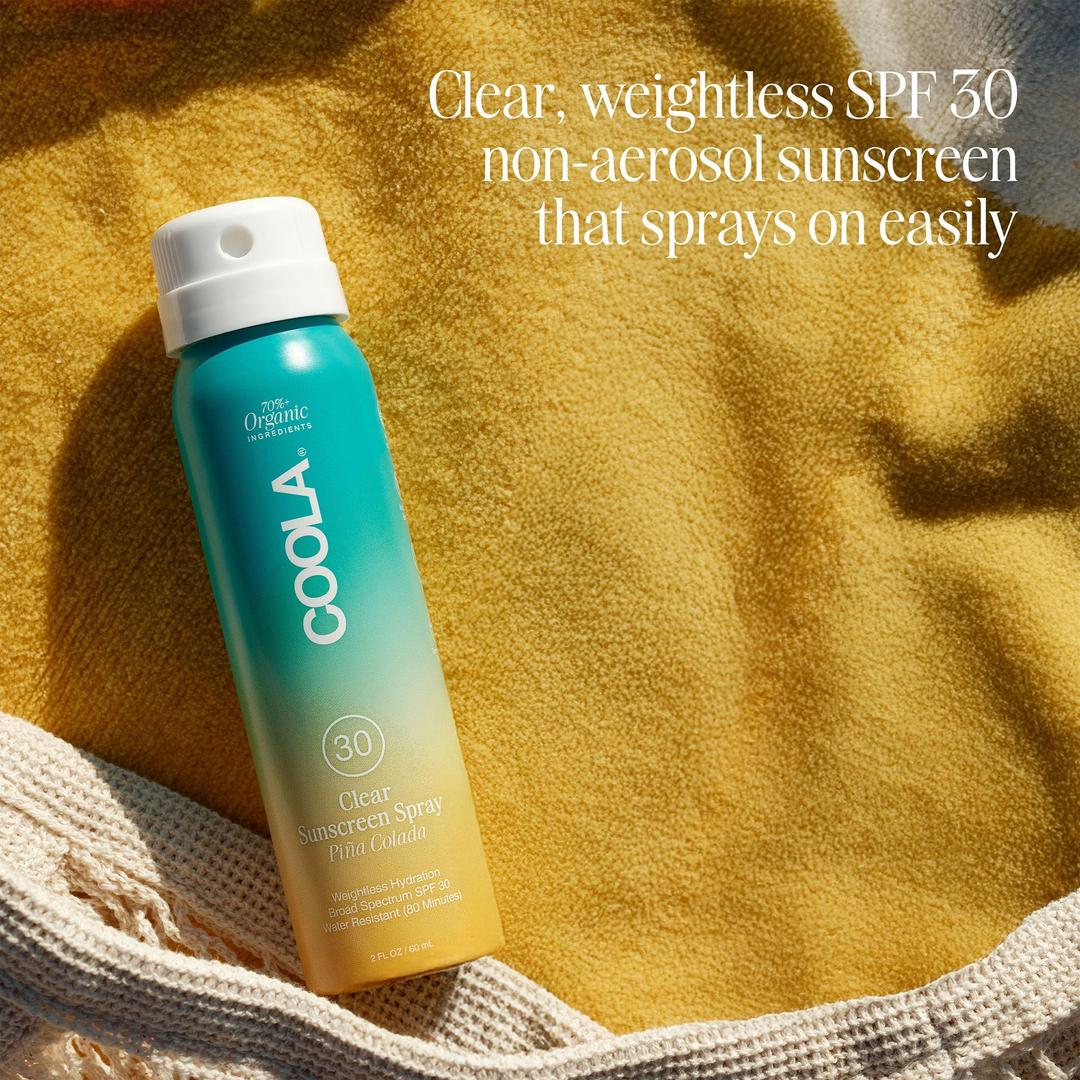 COOLA Classic Spray SPF 30 Travel Size - Pina Colada
