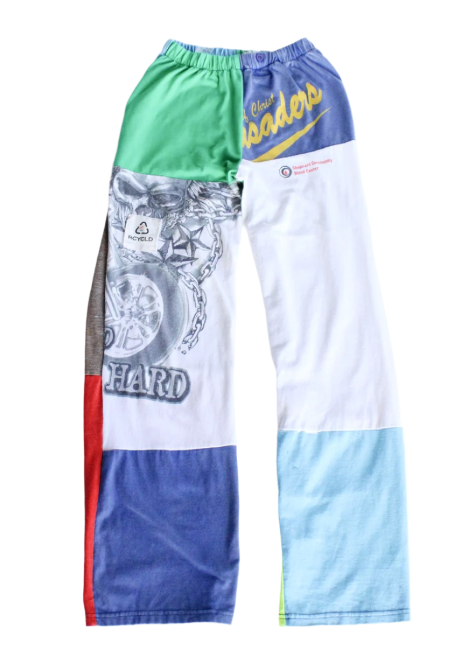 American Recycled Clothing Graphic Tee Pants - Assorted