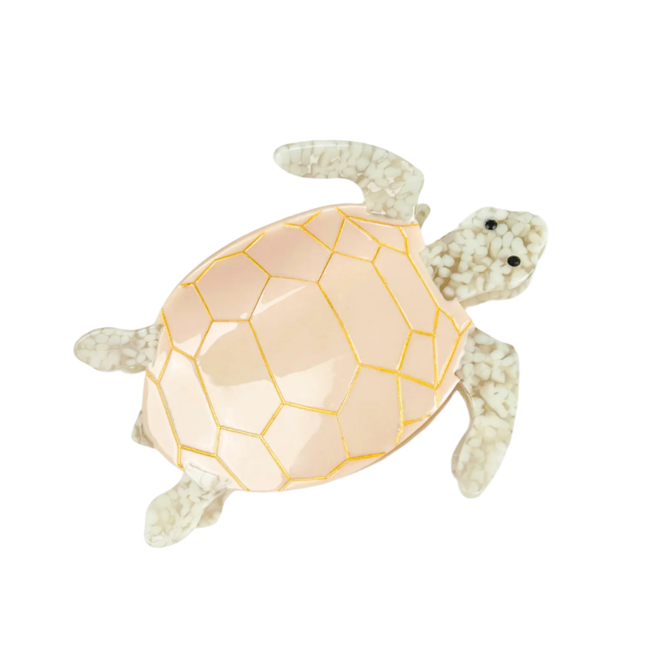 SSR Acetate Pink Turtle Hair Claw Clip