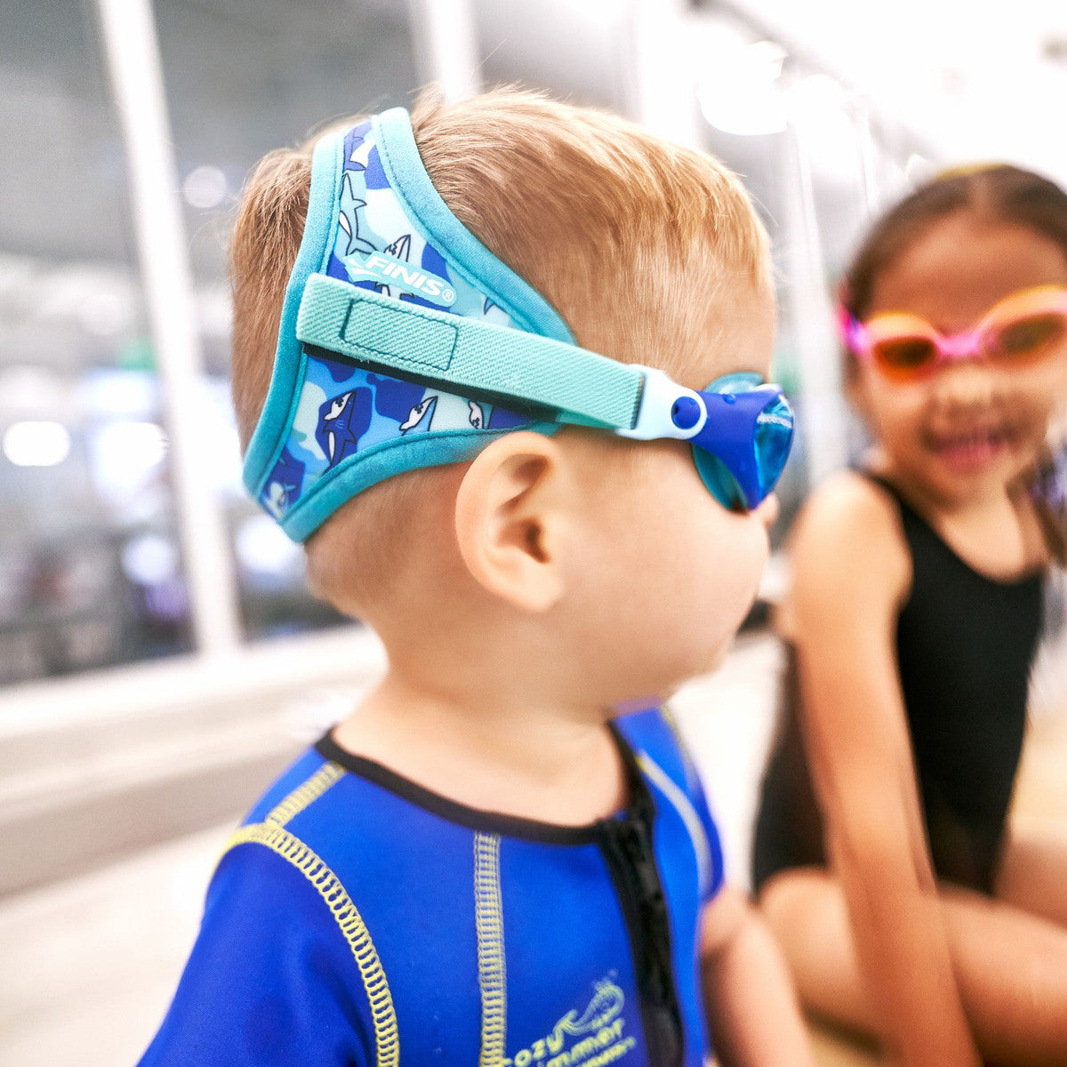 Finis Kids Dragonfly Goggles - Shark Camo