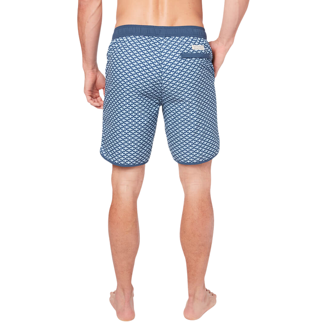 Fair Harbor The Anchor Men's Swim Trunk Boardshort - Mist Seaview - FINAL SALE