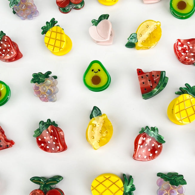 SSR Acetate Mini Strawberry Claw Hair Clip