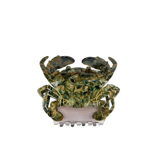 SSR Acetate Crab Hair Claw Clip - Green