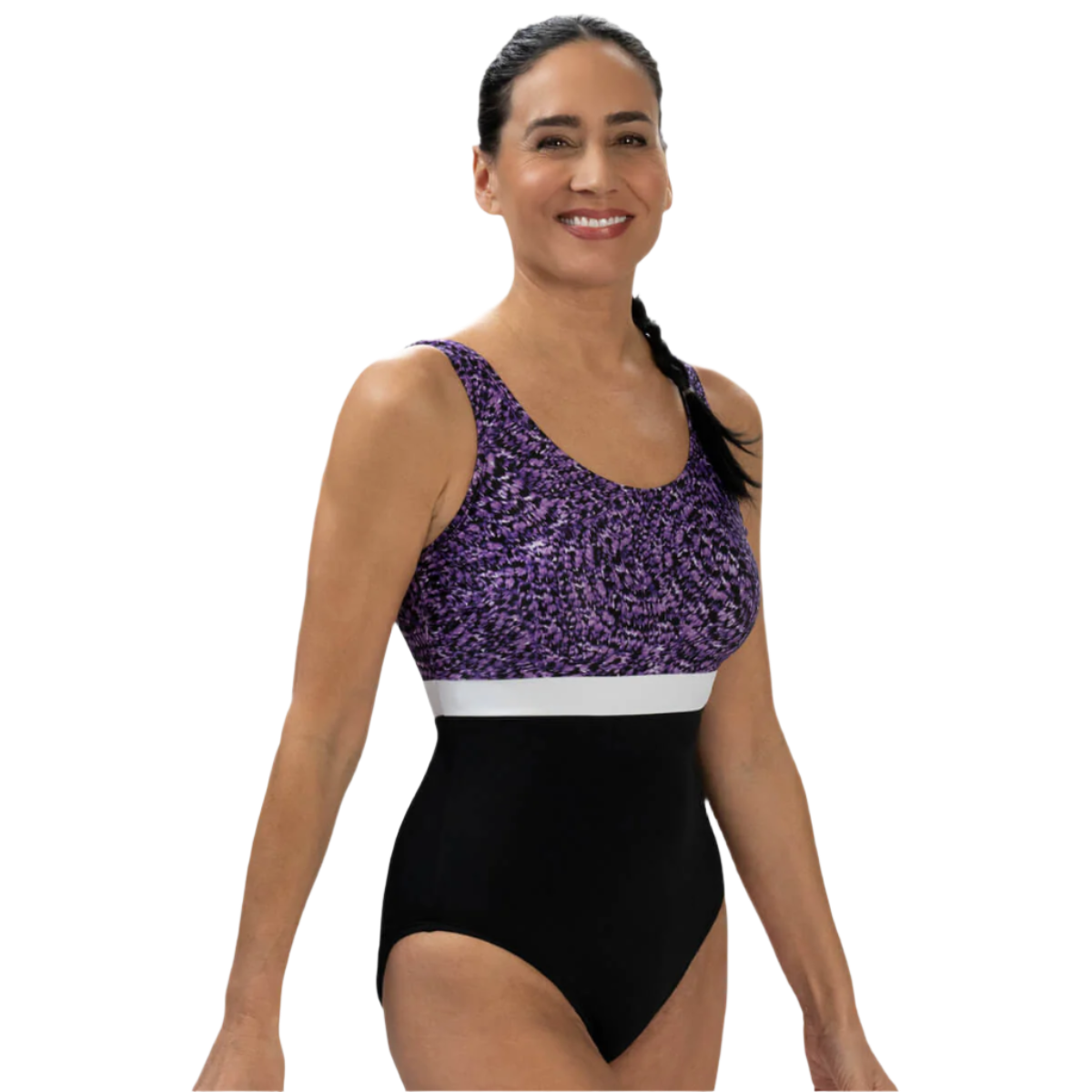 Dolfin Aquashape Moderate Scoop Back Chlorine Resistant One Piece Swimsuit - Harmony