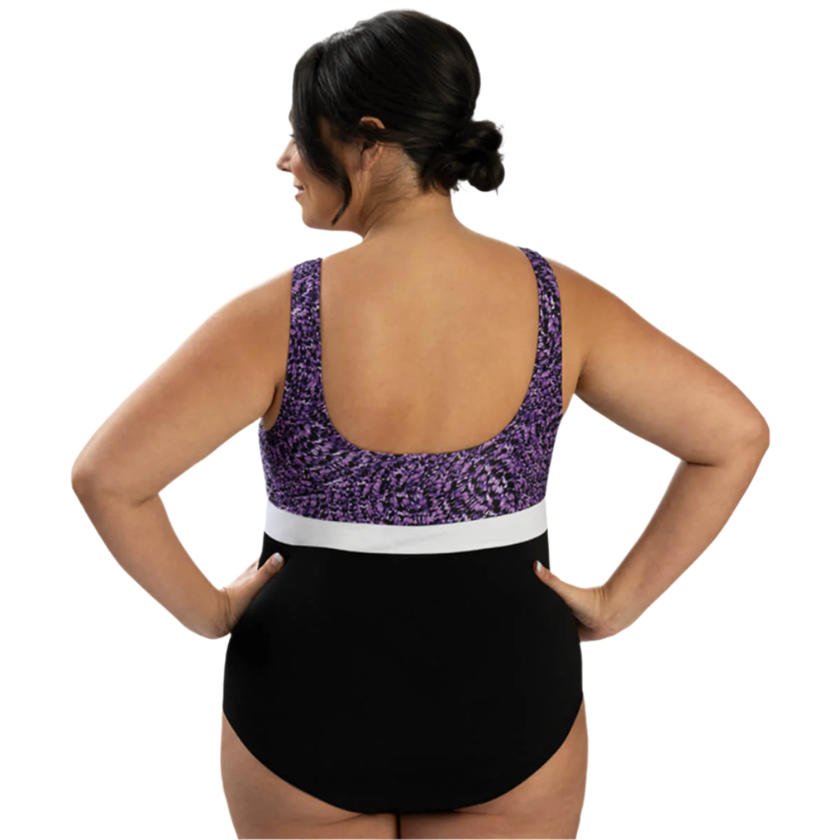 Dolfin Aquashape Moderate Scoop Back Chlorine Resistant One Piece Swimsuit - Harmony