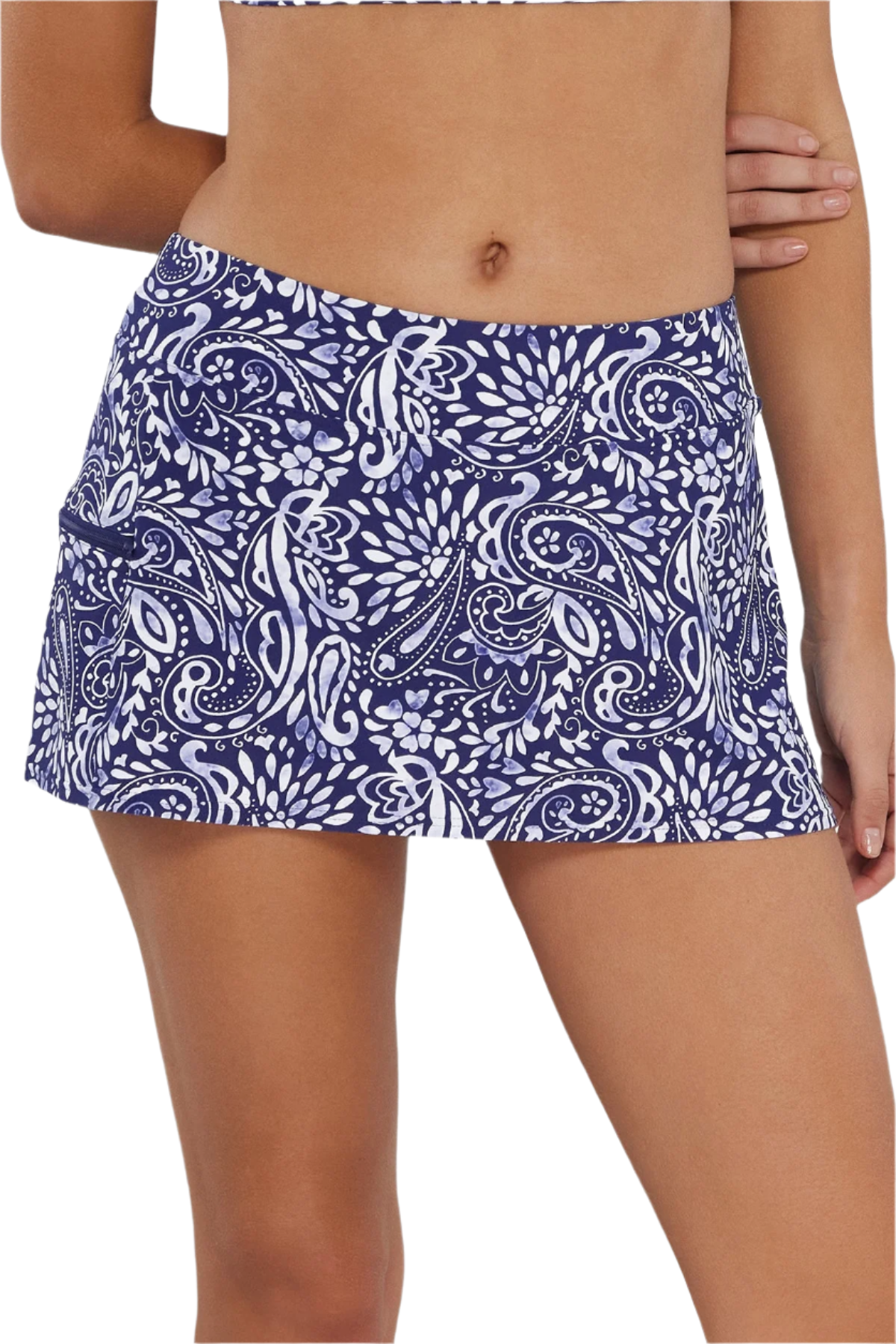 Sunsets Sporty Swim Skirt - Marina