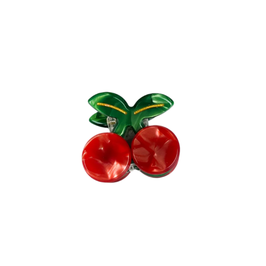 SSR Acetate Mini Cherry Claw Clip