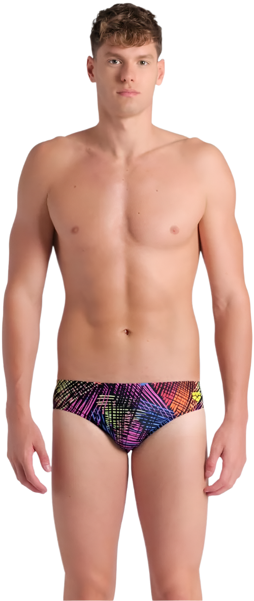 Arena Men's Energy Brief Swimsuit - Black Multi