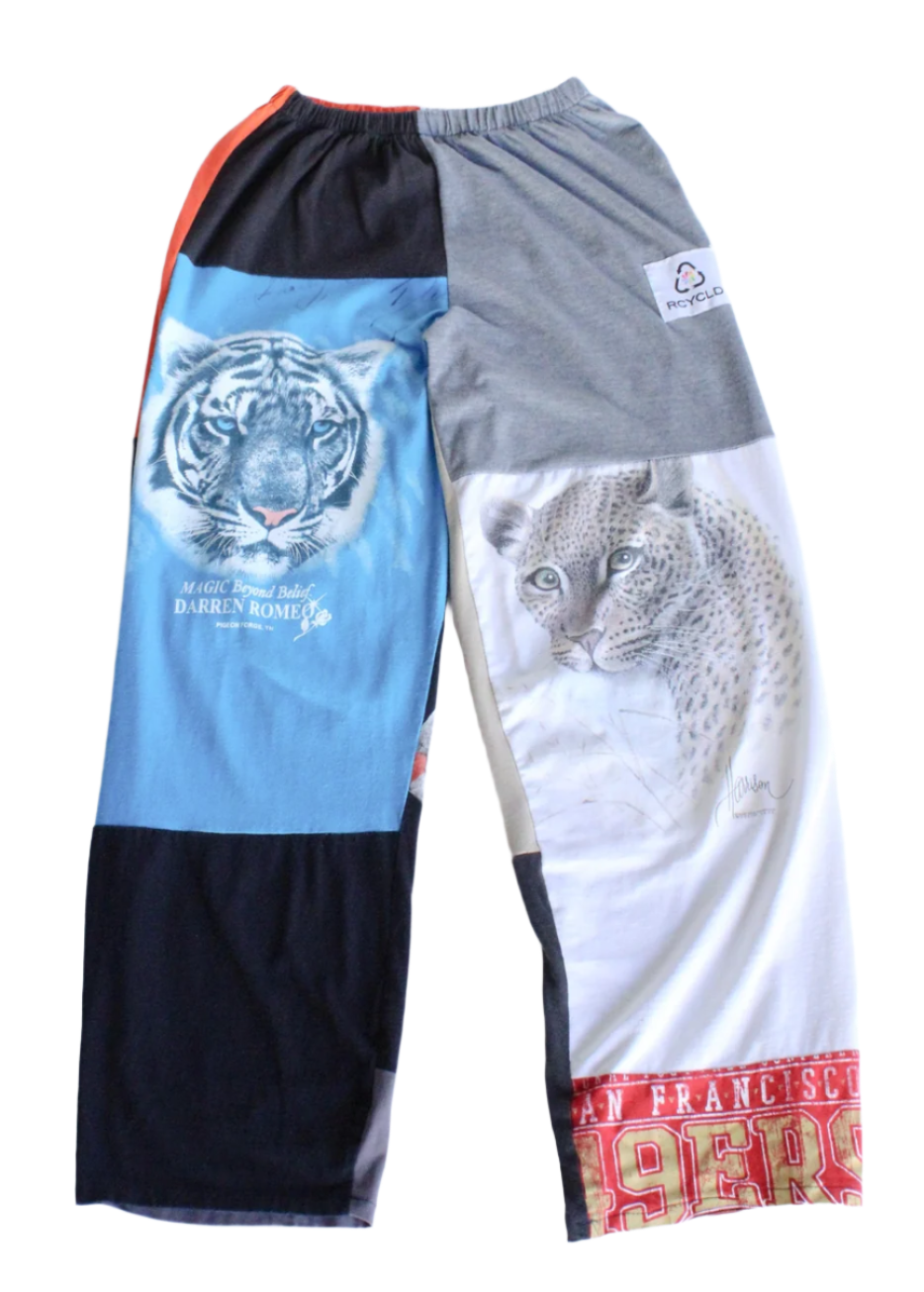 American Recycled Clothing Graphic Tee Pants - Assorted