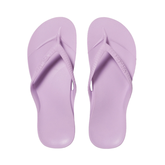 Archies Arch Support Flip Flops - Lilac