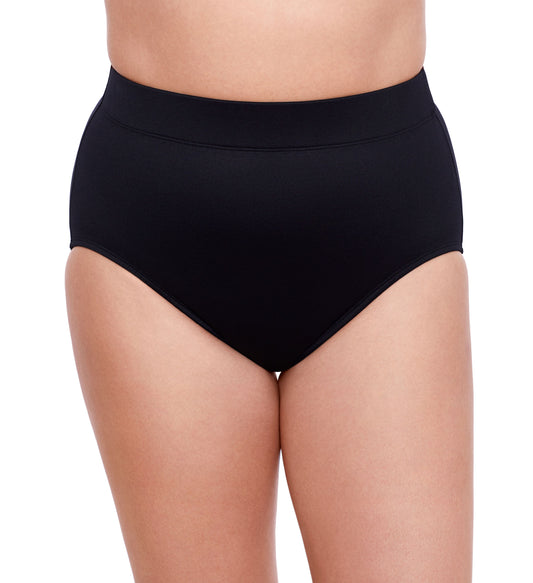 Miraclesuit Plus Size Basic Pant Swim Bottom - Black