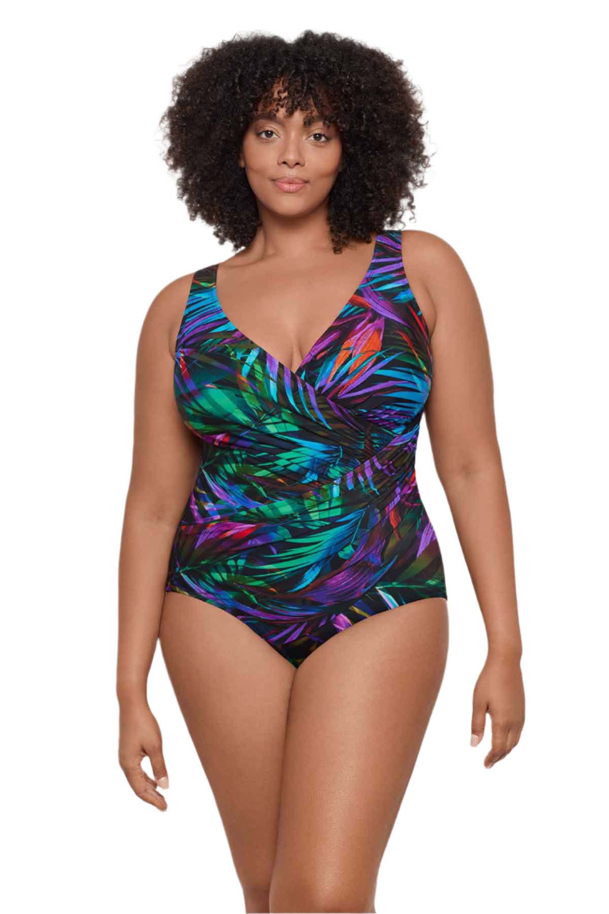 Miraclesuit Plus Size Oceanus One Piece Swimsuit - Palma Paradiso