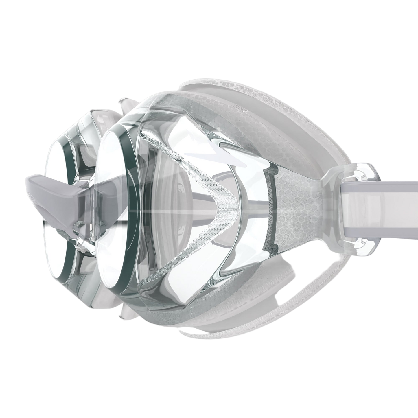 Speedo Jr. Vanquisher 3.0 Kids Performance Swim Goggle - Clear