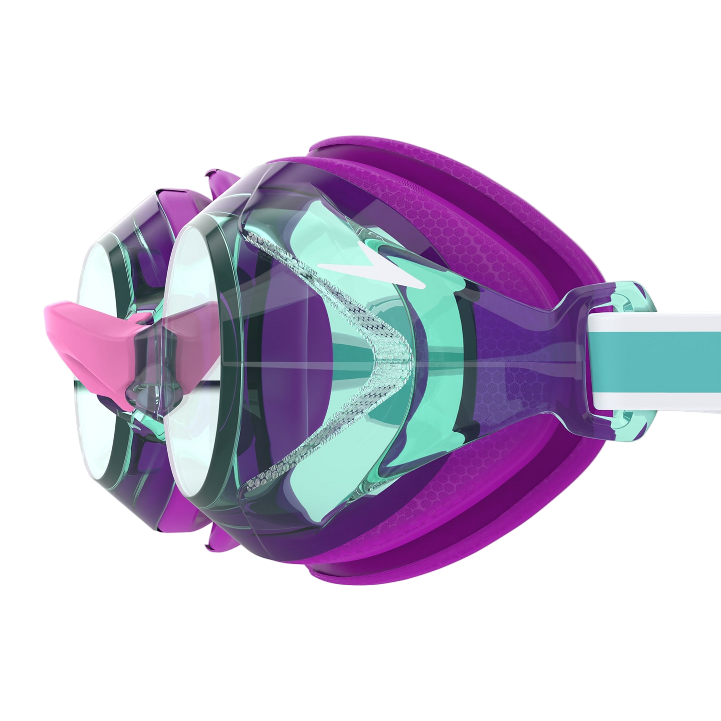 Speedo Jr. Vanquisher 3.0 Kids Performance Swim Goggle - Diva/Jade