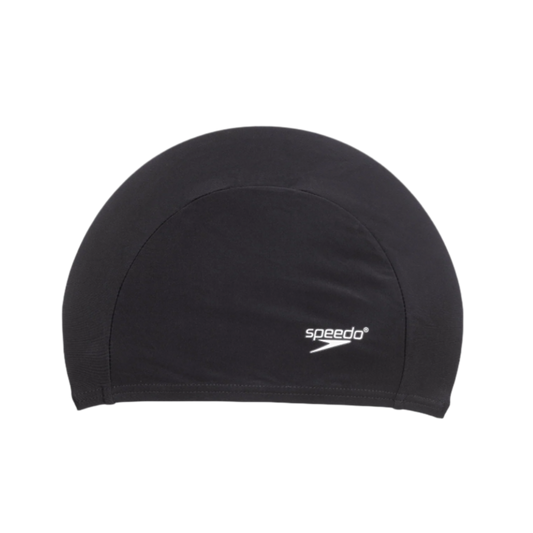 Speedo Adult Fabric Comfort Cap - Black