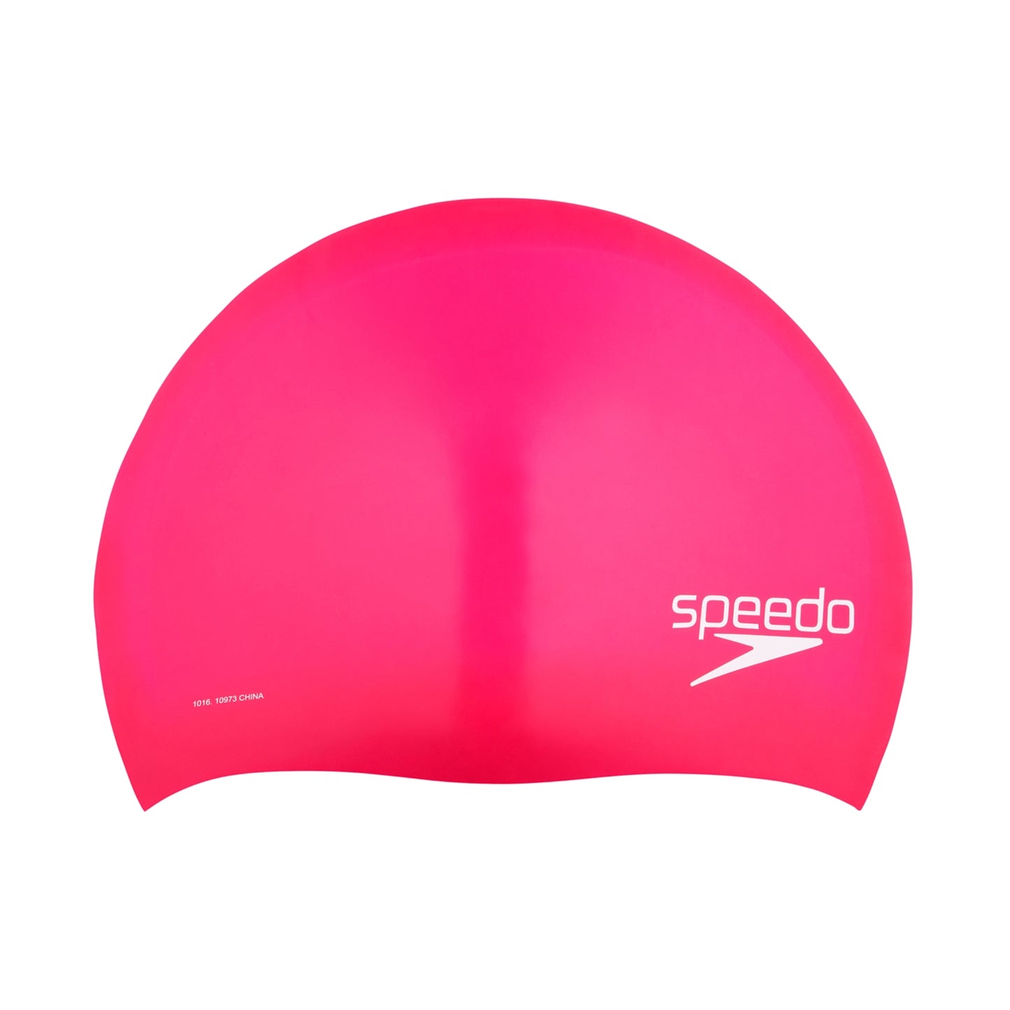 Speedo Silicone Long Hair Adult Swim Cap - Pink
