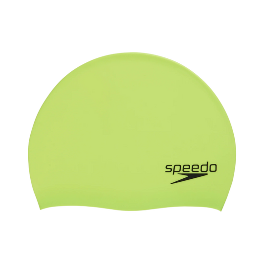 Speedo Silicone Elastomeric Adult Swim Cap - Sport Neon