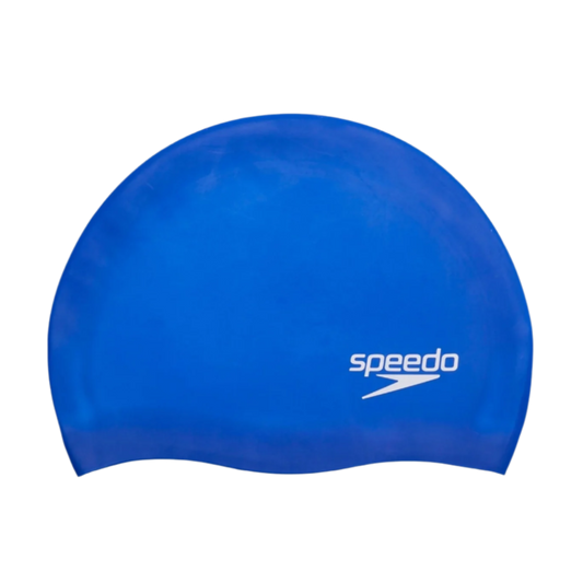 Speedo Silicone Adult Swim Cap - Blue