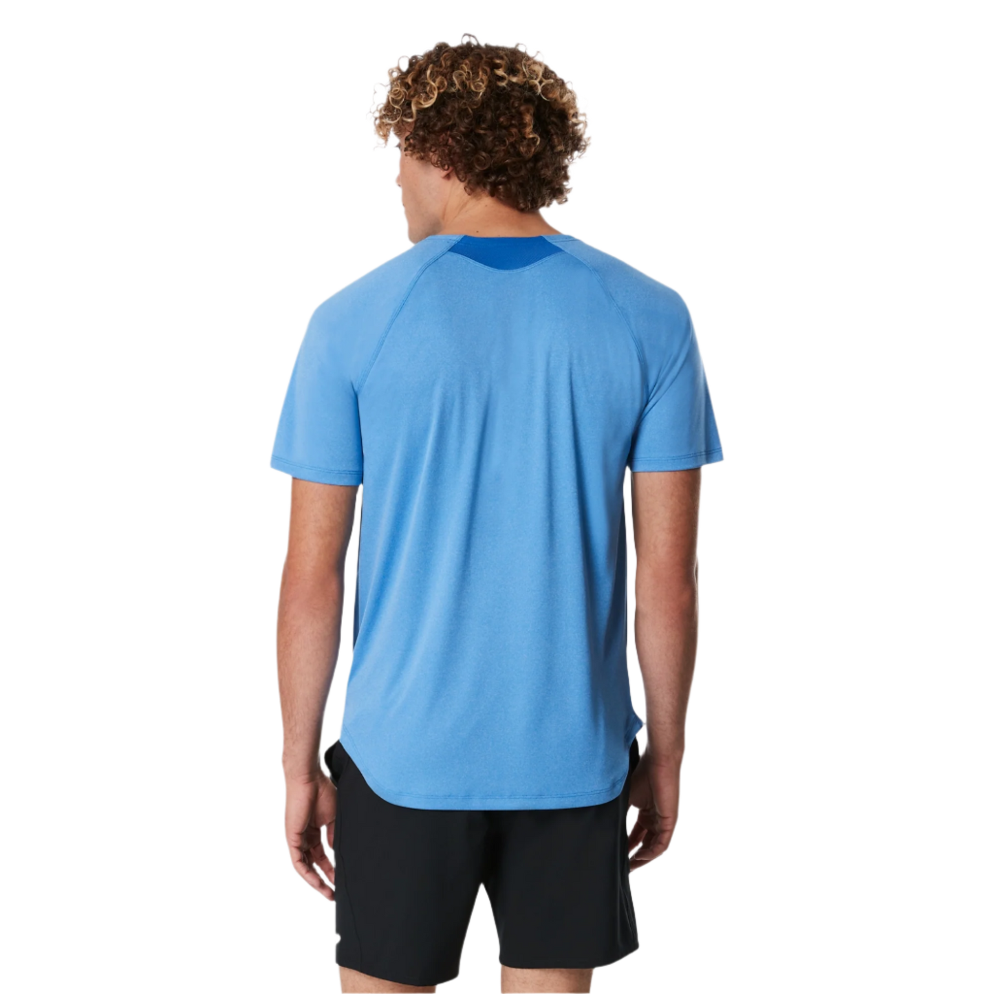 Speedo Baybreeze Short Sleeve Swim Shirt Rashguard - Turkish Heather