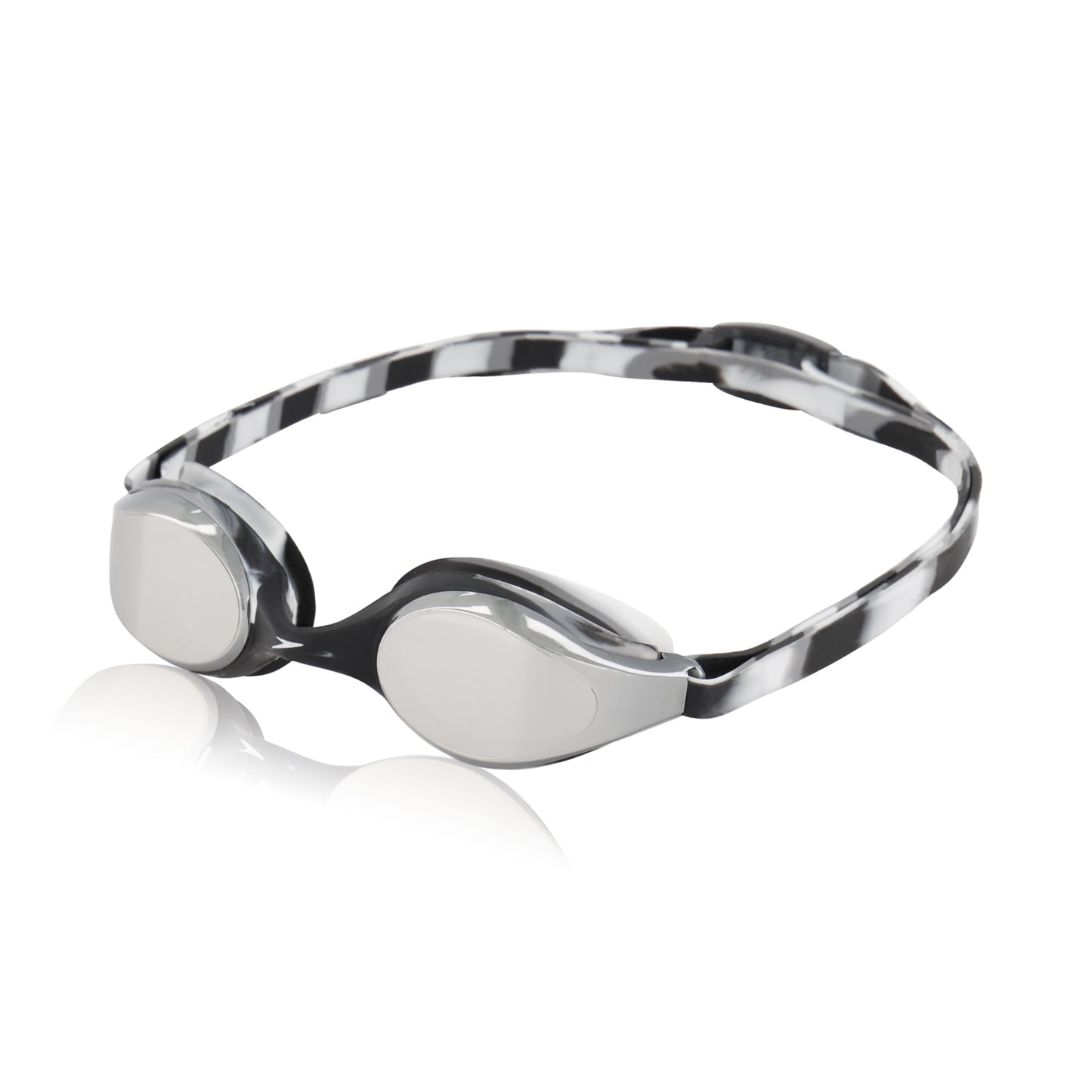 Speedo Unisex Hyper Flyer Mirrored Junior Ages 6-14 Goggle - Silver